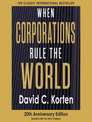 cover image of When Corporations Rule the World